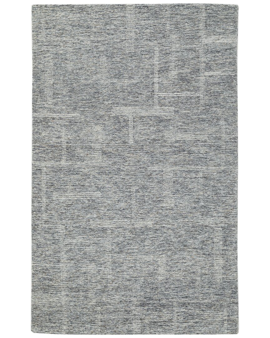 Obeetee Hand Tufted Dusk Wool Rug In Gray