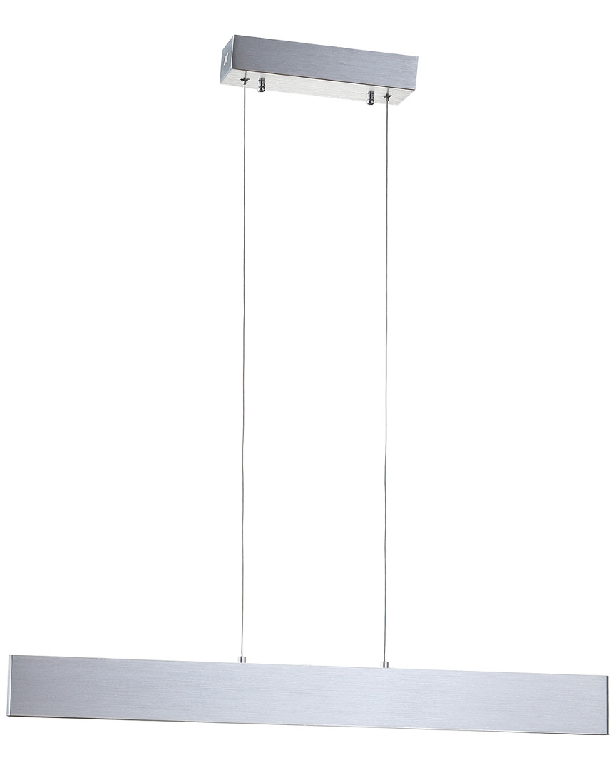 Jonathan Y Draper 32in Dimmable Adjustable Integrated Led Metal Linear Pendant