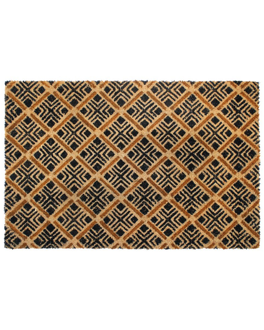 Master Weave Geo Diamond Coir Doormat