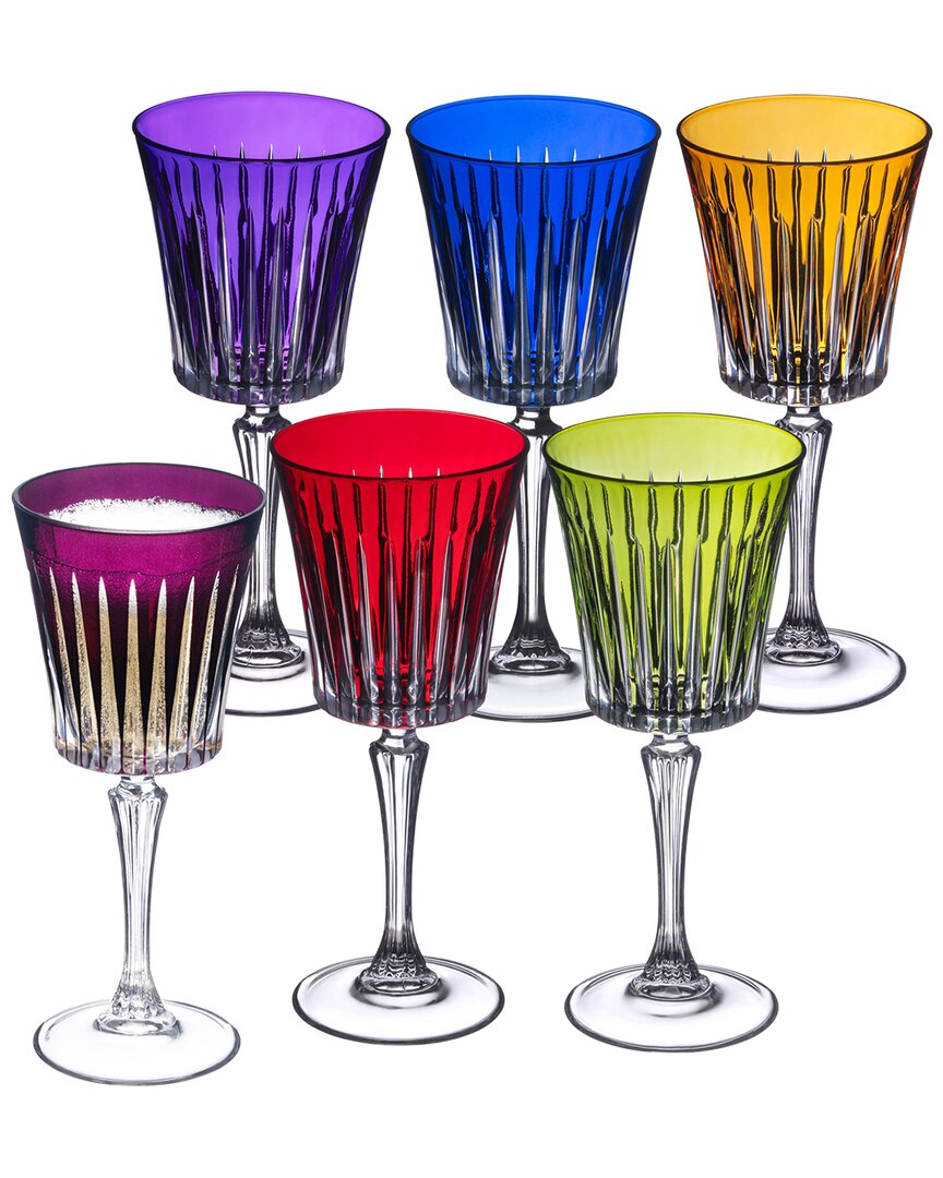 Barski Set Of 6 White Wine Glasses
