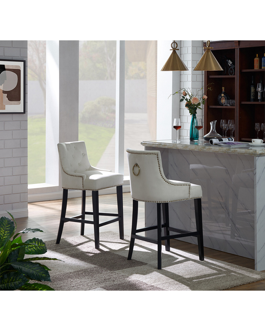 Chic Home Lyric Beige Counter Stool