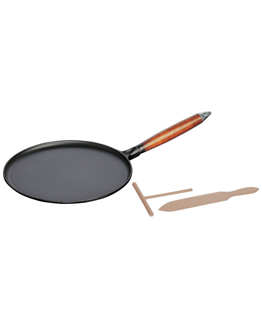 Staub 11in Crepe Pan With Spreader & Spatula