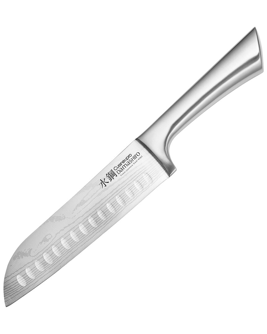 Cuisine::pro Damashiro 6.5in Santoku Knife In Silver