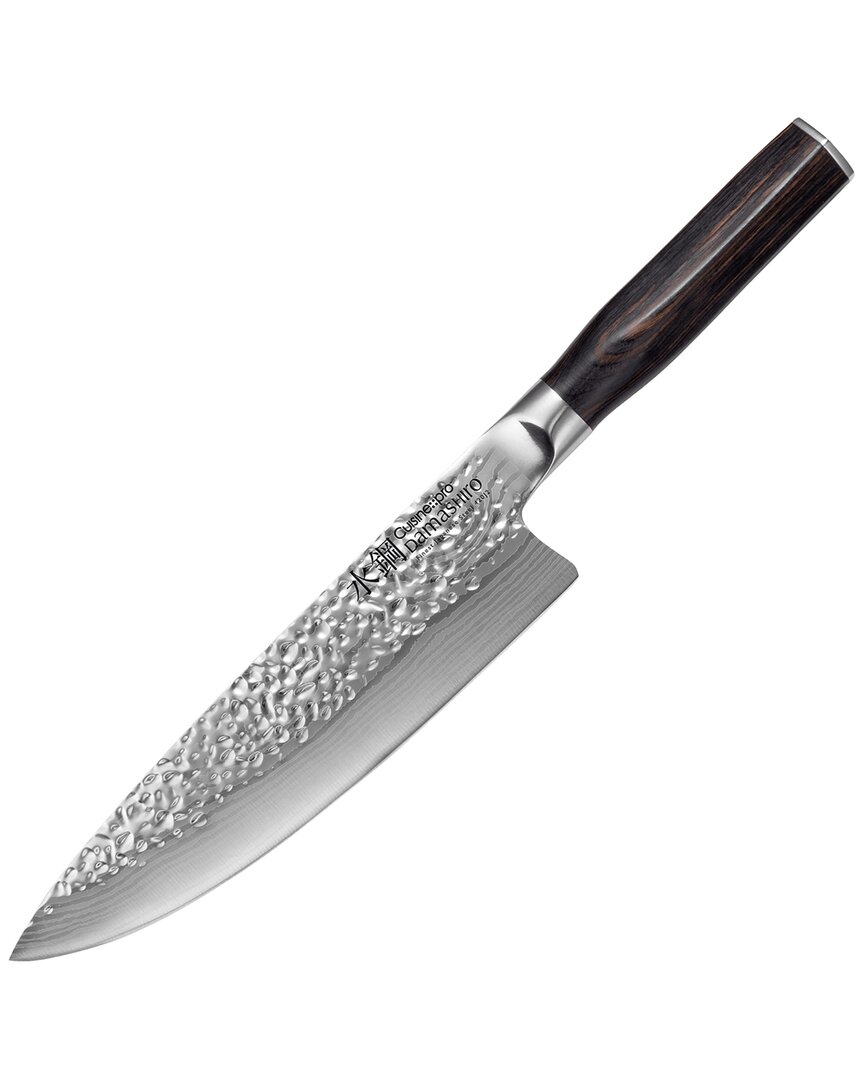 Cuisine::pro Damashiro 8in Emperor Chefs Knife In Silver