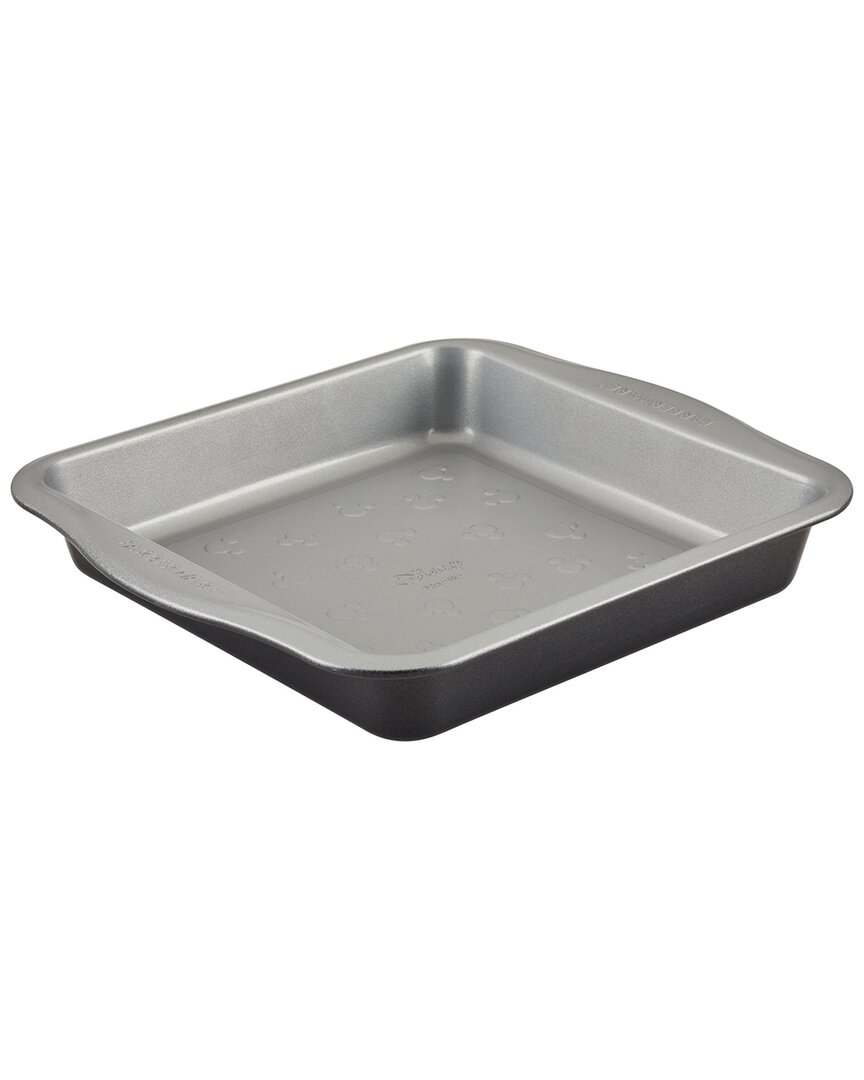 Farberware Disney Bake With Mickey Mouse 9in Nonstick Square Cake Pan