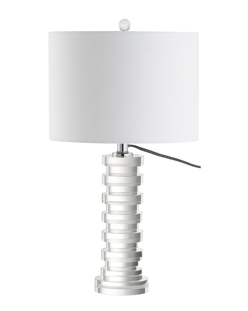 Jonathan Y Designs Sasha 25in Crystal Table Lamp