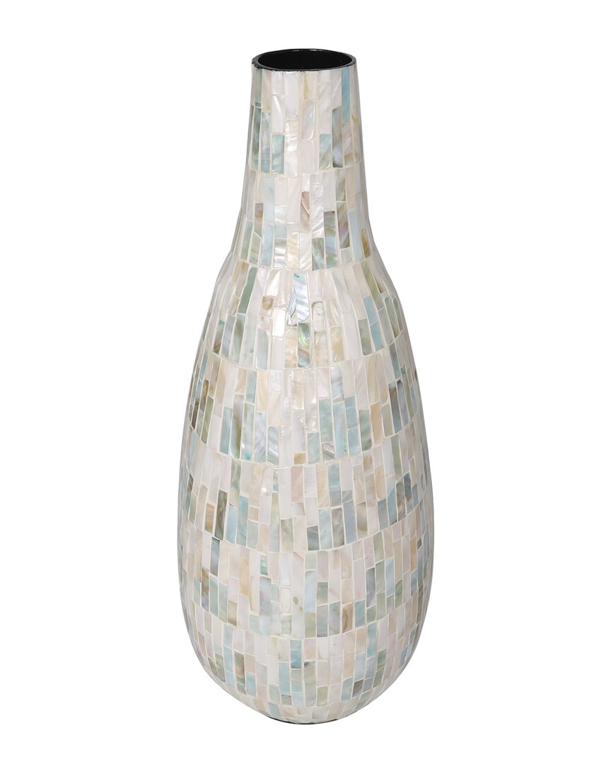 Peyton Lane Mother-of-pearl Handmade Mosaic Vase