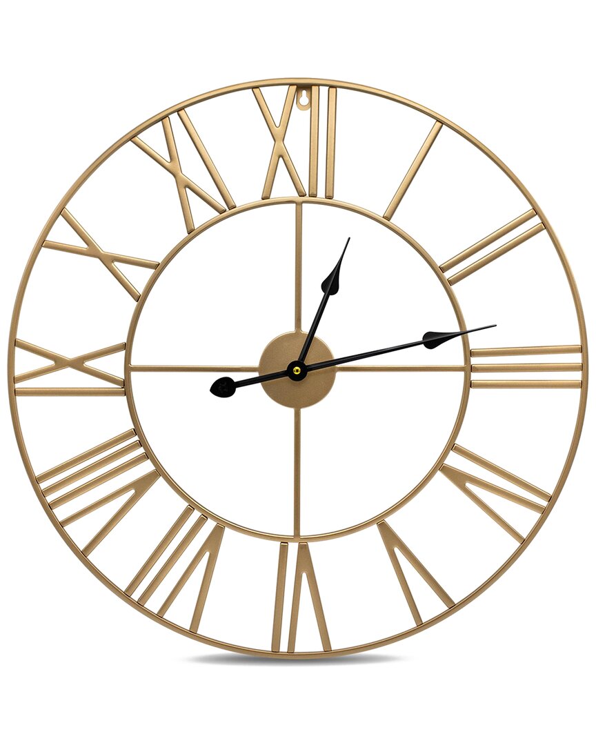 Sorbus 24in Metal Decorative Wall Clock