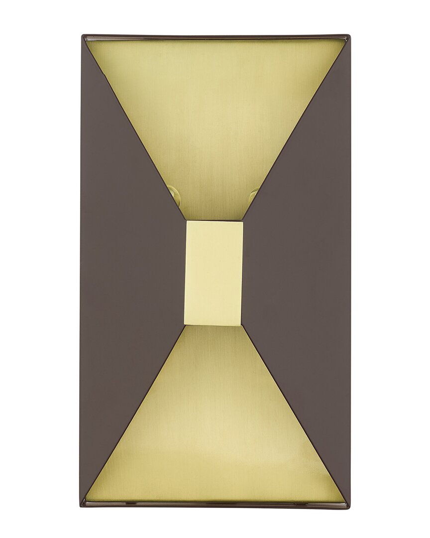 Livex Lighting Lexford Bronze 2 Light Sconce In Bronze