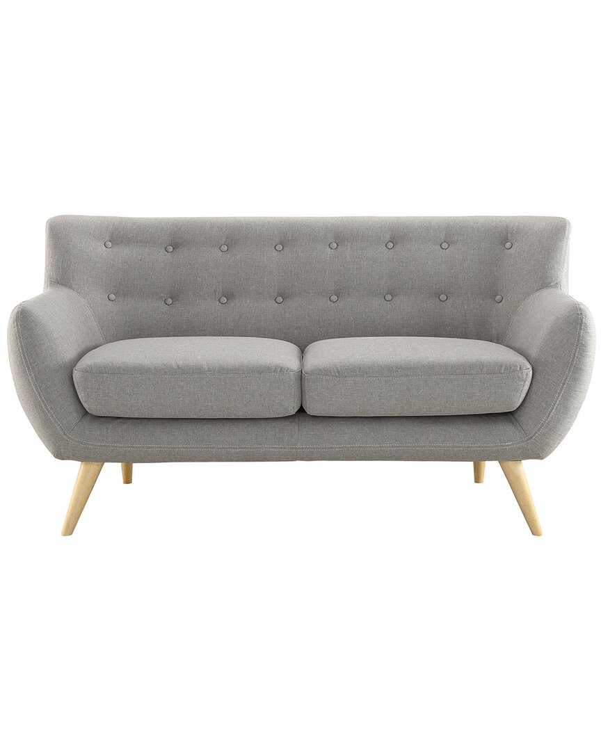 Modway Remark Grey Upholstered Loveseat In Gray