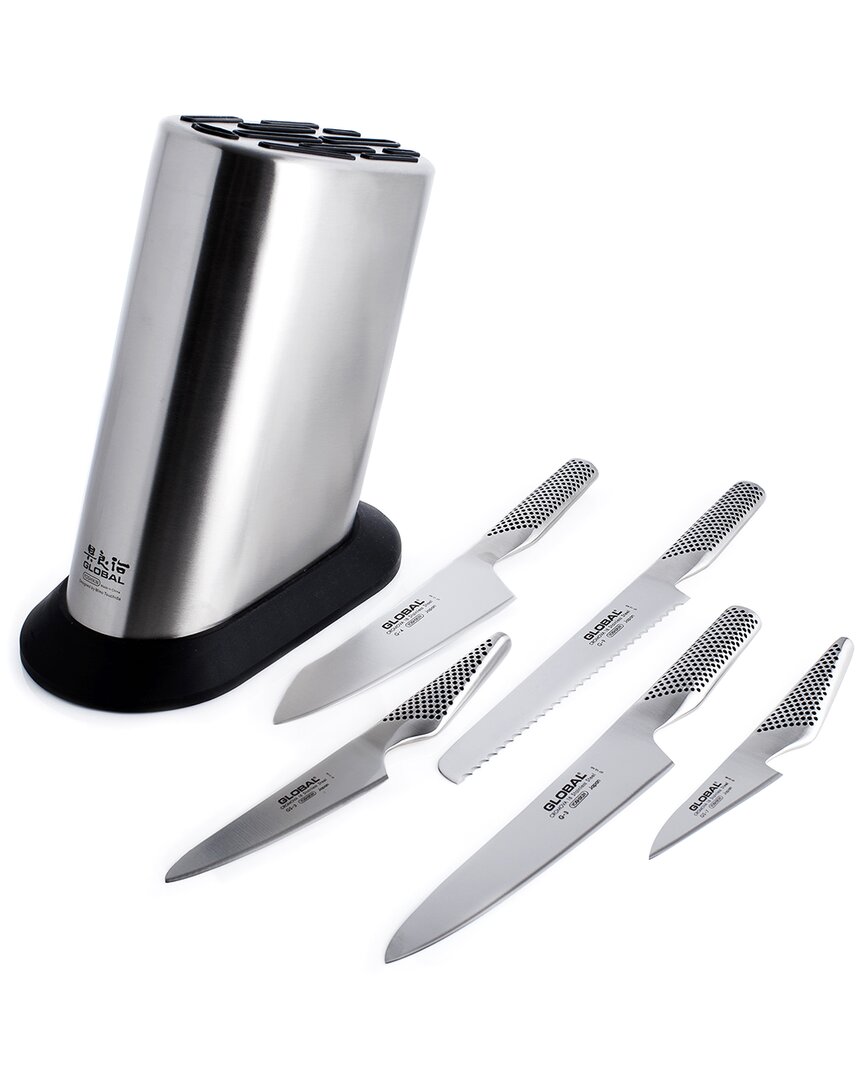 GLOBAL GLOBAL 6PC KNIFE BLOCK SET 