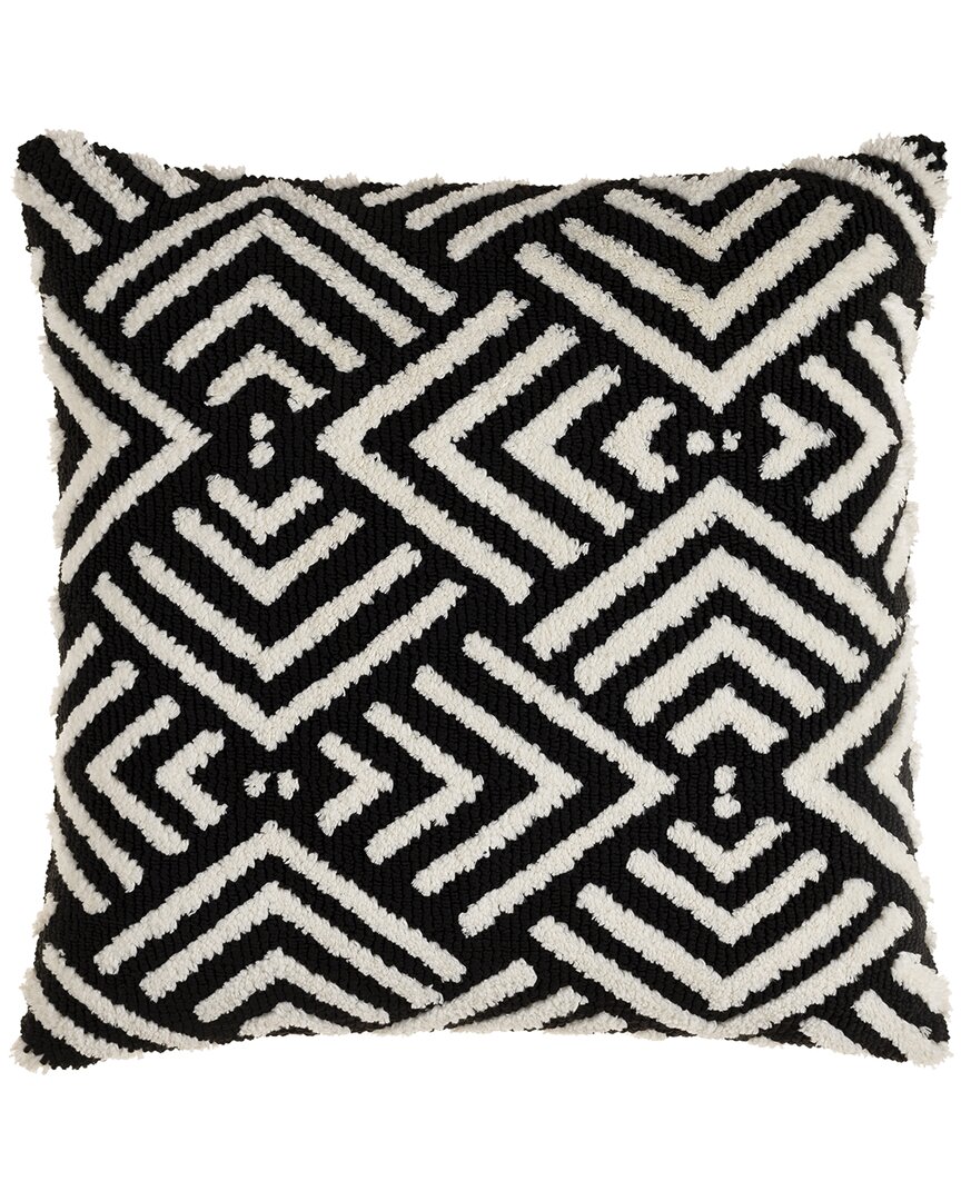 Surya Sheldon Down Pillow In Black