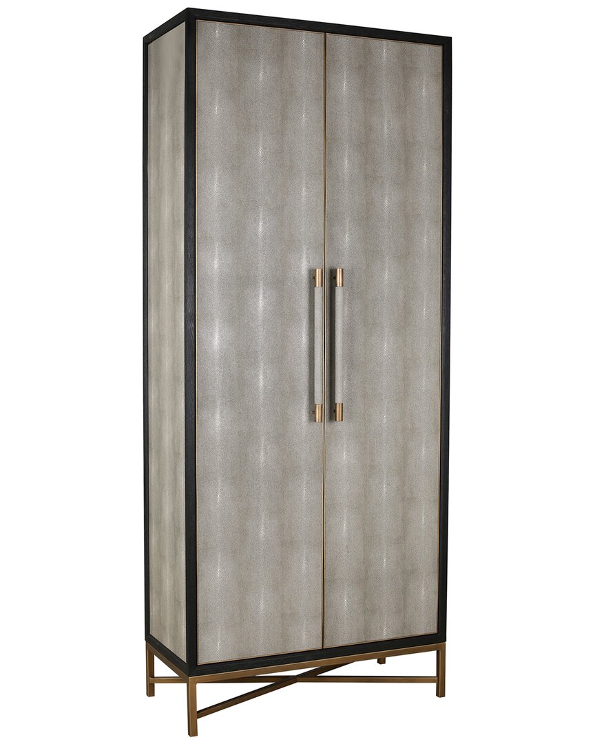 Moe's Home Collection Mako Tall Cabinet In Grey