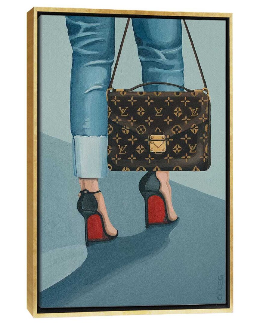 Shop Icanvas Louis Vuitton Bag And Louboutin Heels By Cece Guidi