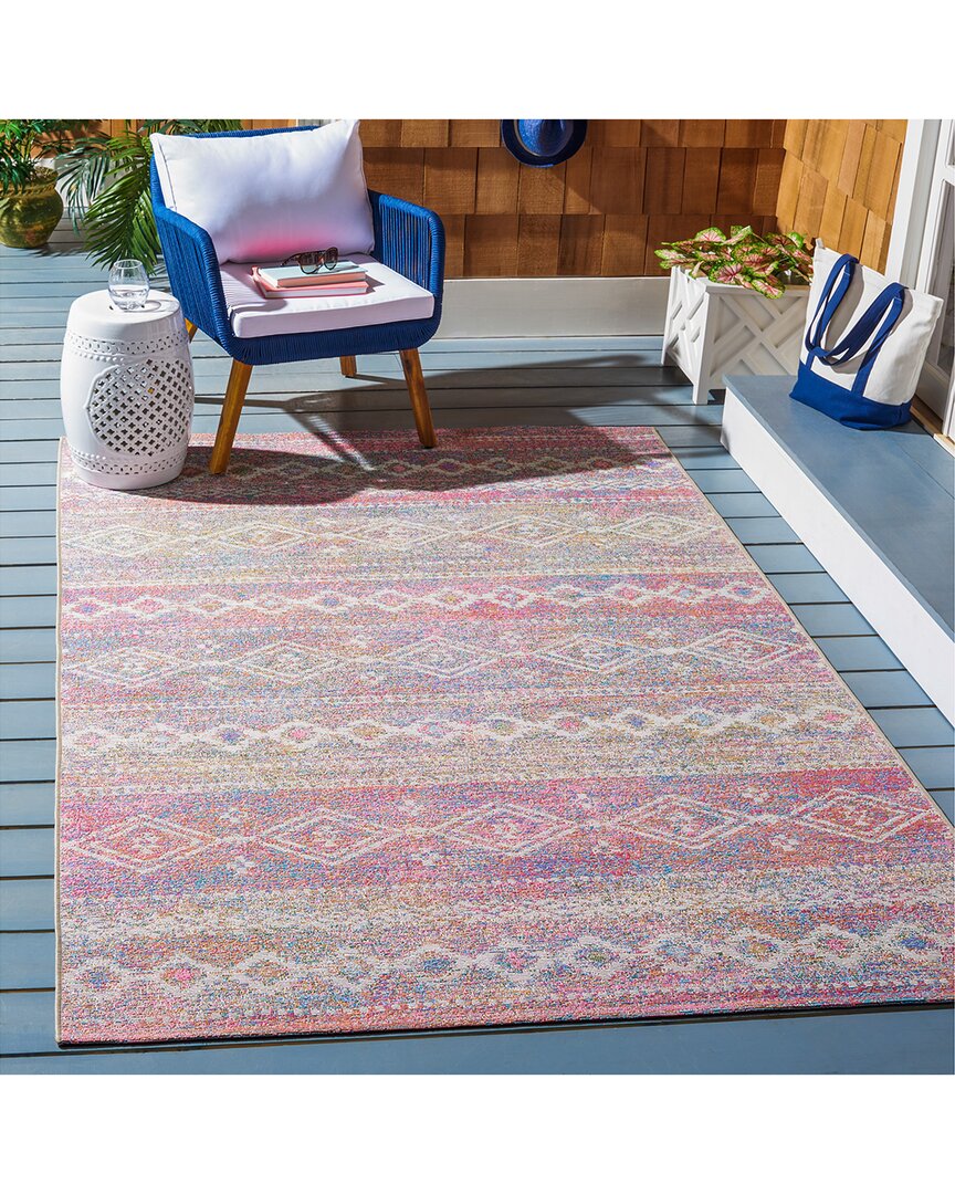 Safavieh Summer Blushra Power-loomed Indoor/outdoor Rug In Multi