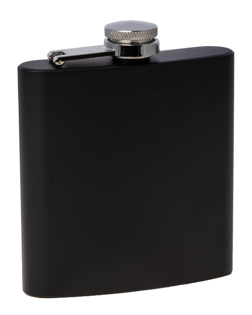 Bey-berk Stainless Steel Matte Black Flask