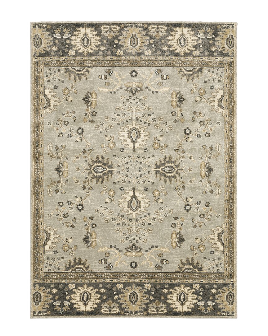 Stylehaven Fairlawn Wide Border Area Rug In Stone