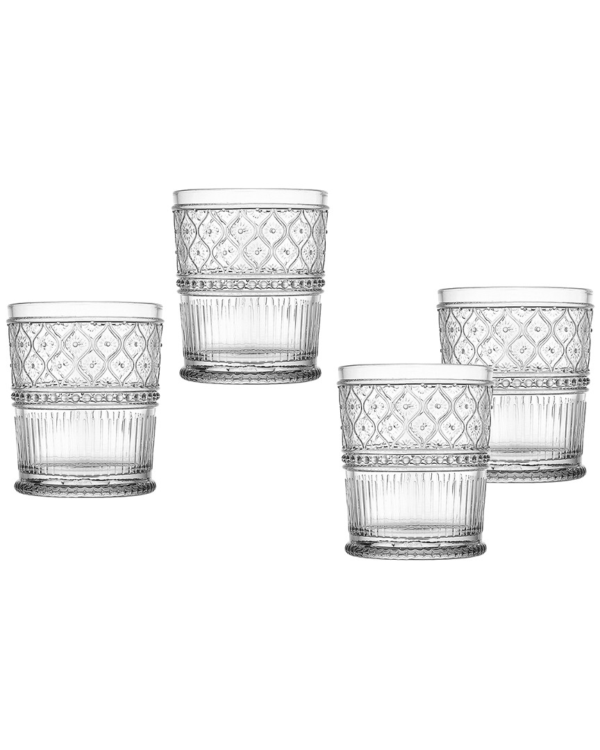 Godinger Claro Double Old-fashioned Glasses, Set Of 4