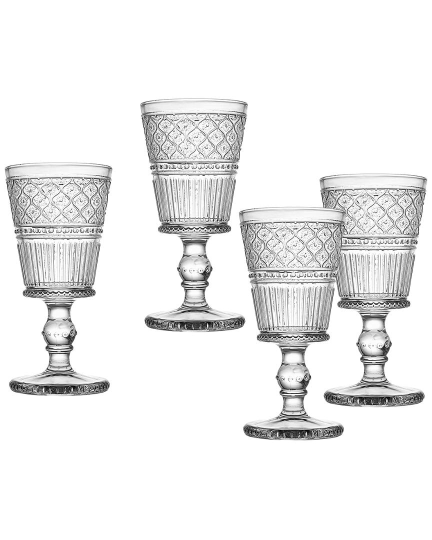 Shop Godinger Clear Claro Set Of 4 Goblets