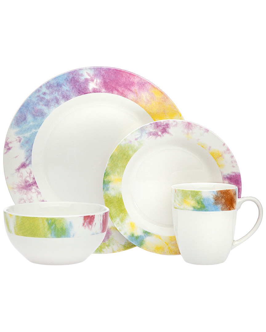 Godinger Tie Dye 16pc Set