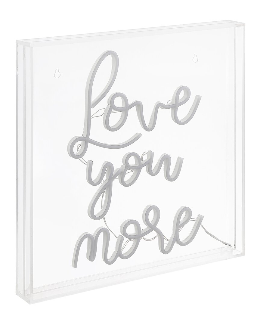 Jonathan Y Love You More Contemporary Glam Acrylic Neon Lighting