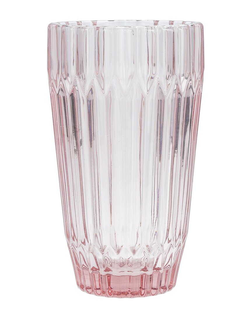Fortessa Archie Set Of 6 Iced Beverage Glasses In Pink