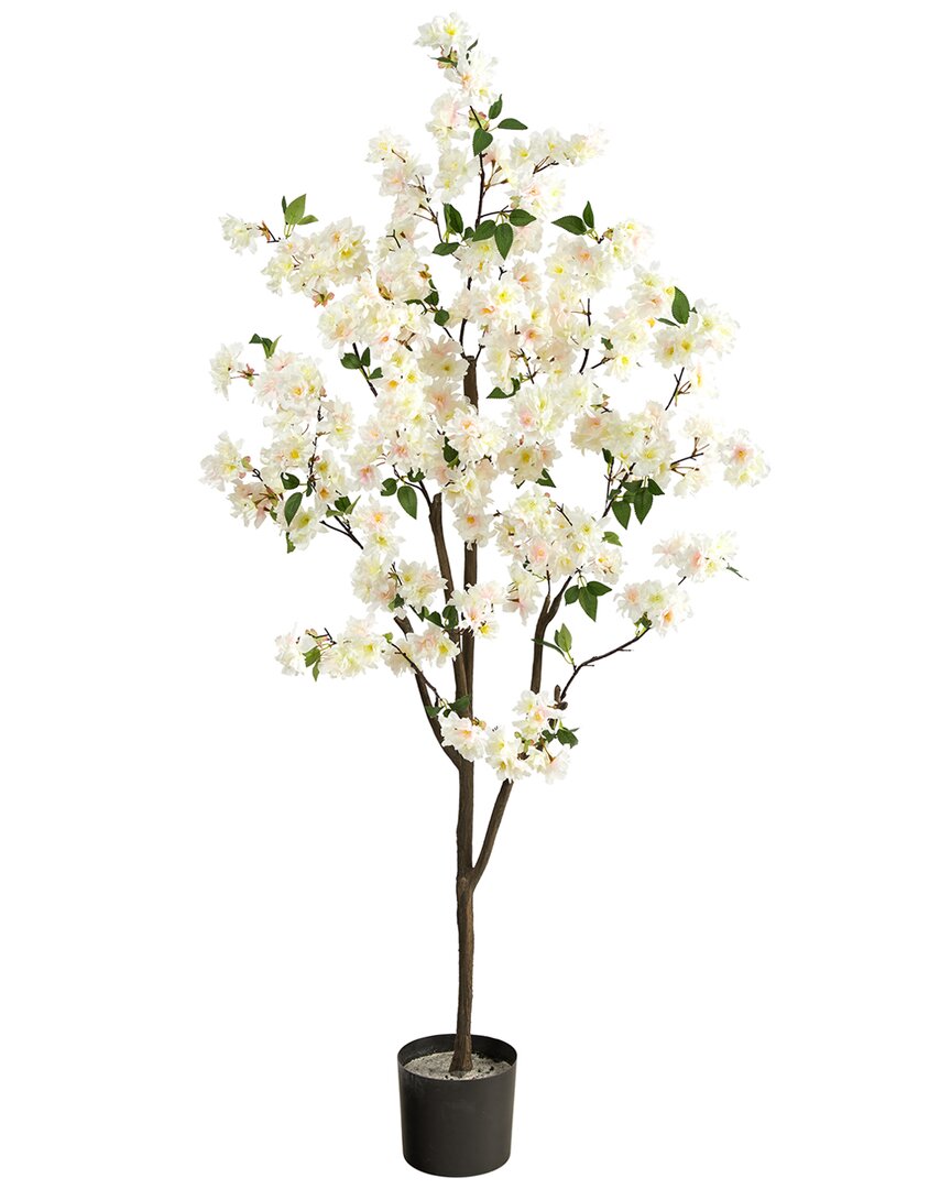 Nearly Natural 6ft Cherry Blossom Artificial Tree In Pink