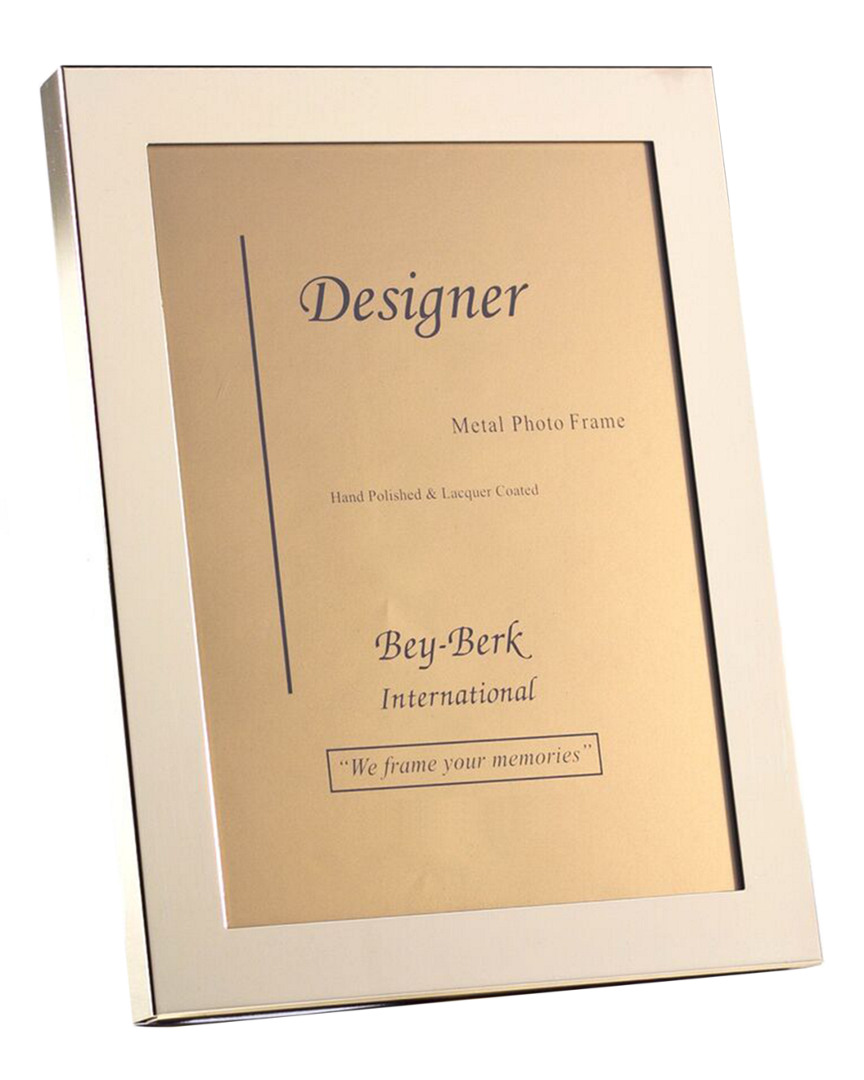 Bey-berk Brass Picture Frame With Easel Back