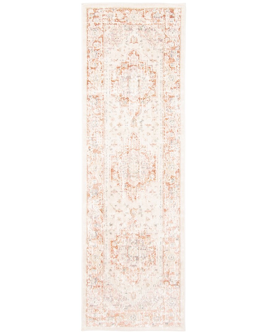 Ecarpet Bijara Traditional Runner Rug In Pink