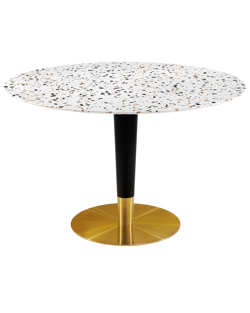 MODWAY MODWAY ZINQUE 47IN ROUND TERRAZZO DINING TABLE
