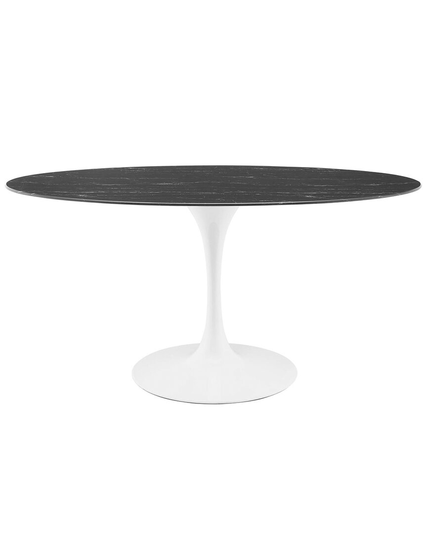 MODWAY MODWAY LIPPA 60IN ARTIFICIAL MARBLE DINING TABLE 