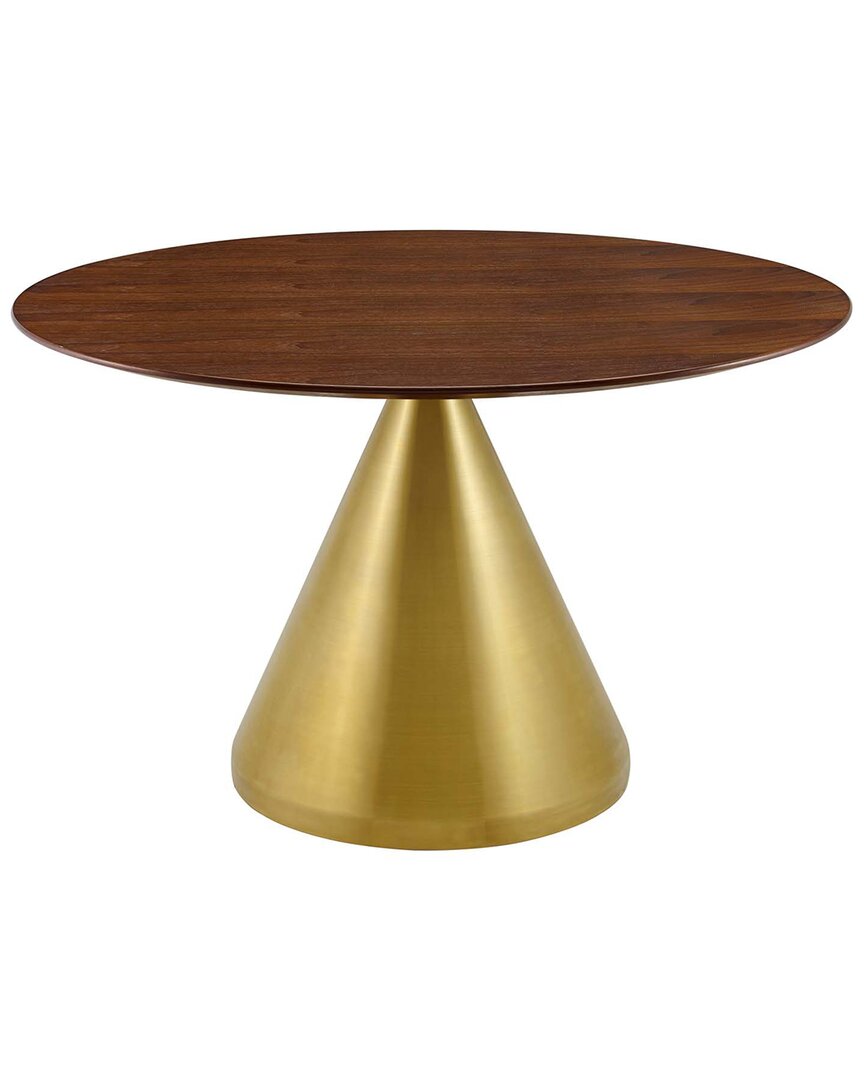 Modway Tupelo 47in Dining Table In Gold