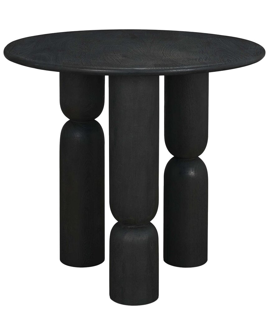 Mercana Sonel Matte Wood Pedestal Foyer Table