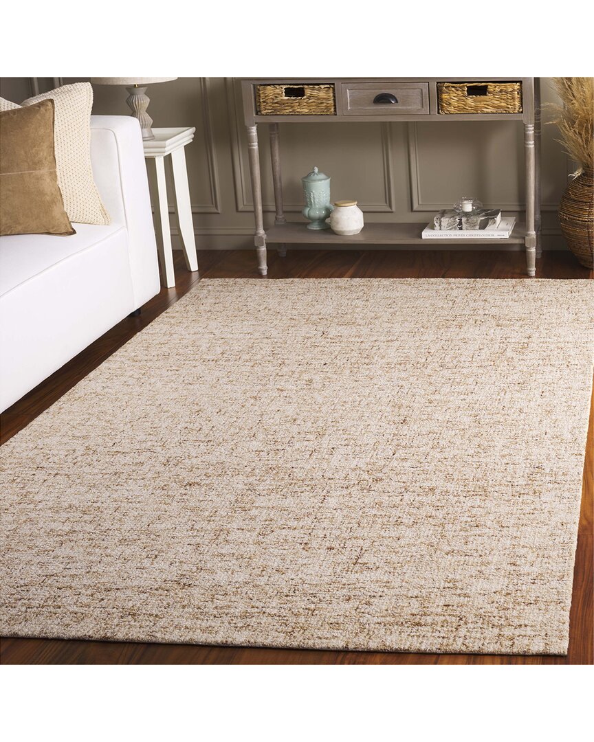 Safavieh Abstract Brunelle Hand-tufted Wool-blend Rug In Neutral