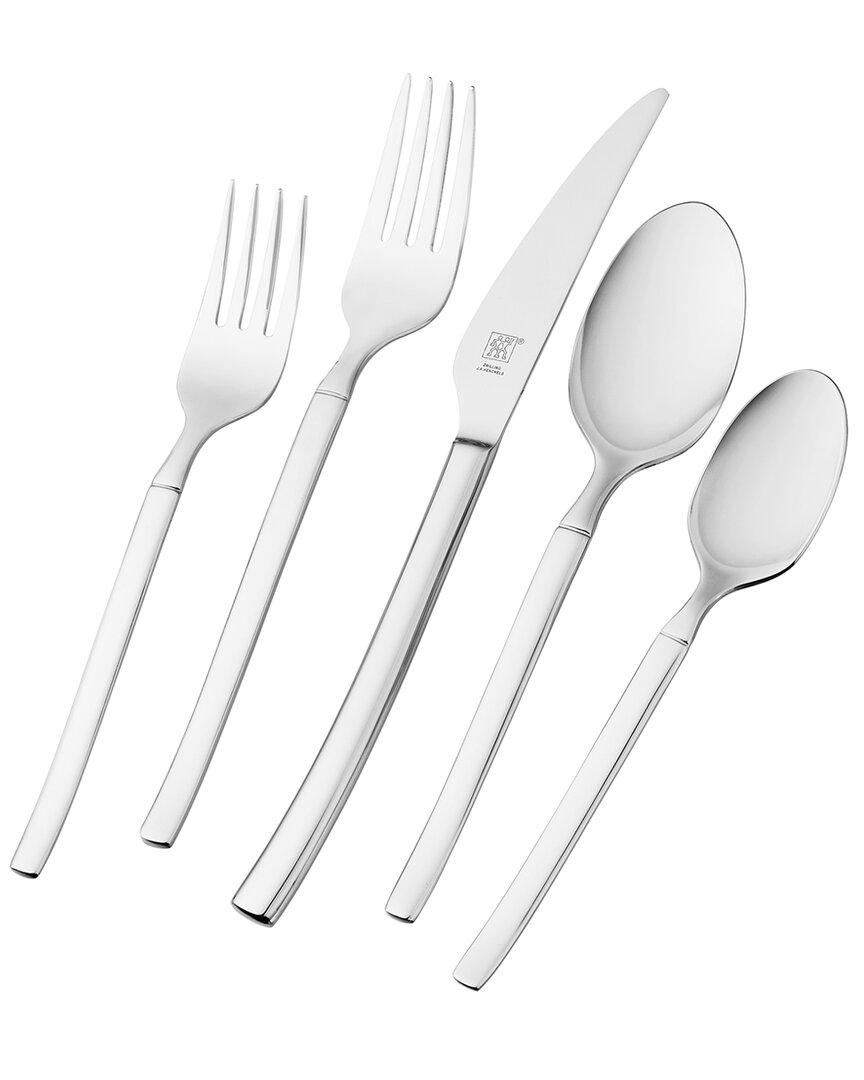 Zwilling J.a. Henckels Zwilling Opus Satin 45pc Flatware Set In Transparent