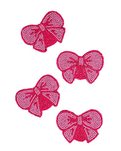 Tiramisu Bow Beaded Coasters - Thumbnail 2
