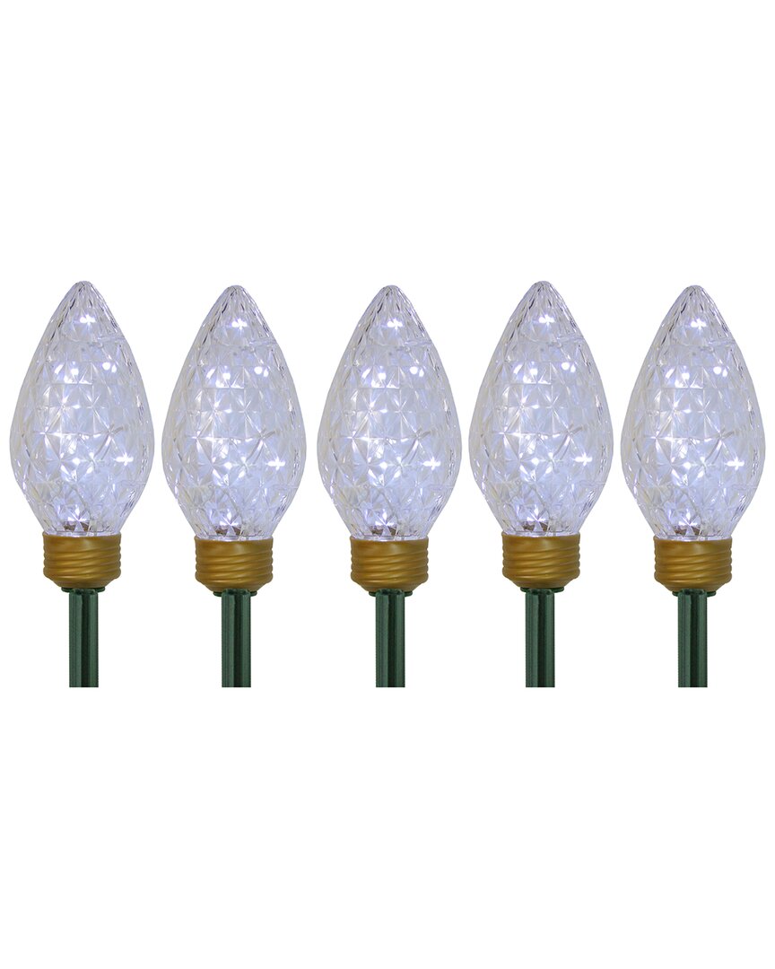 Northlight Lighted Led Christmas Pathway Marker With Lawn Stakes In Clear