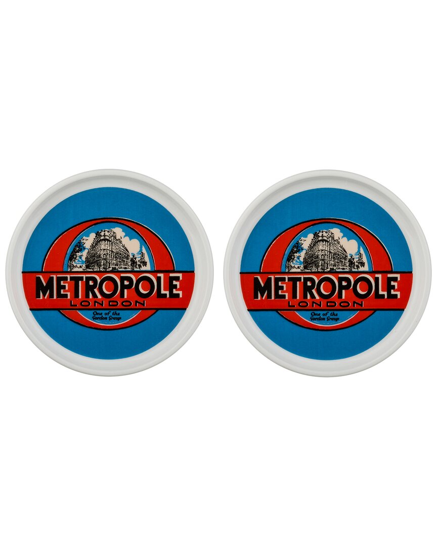 Rosanna Set Of 2 The Grand Tour London Coasters: Metropole