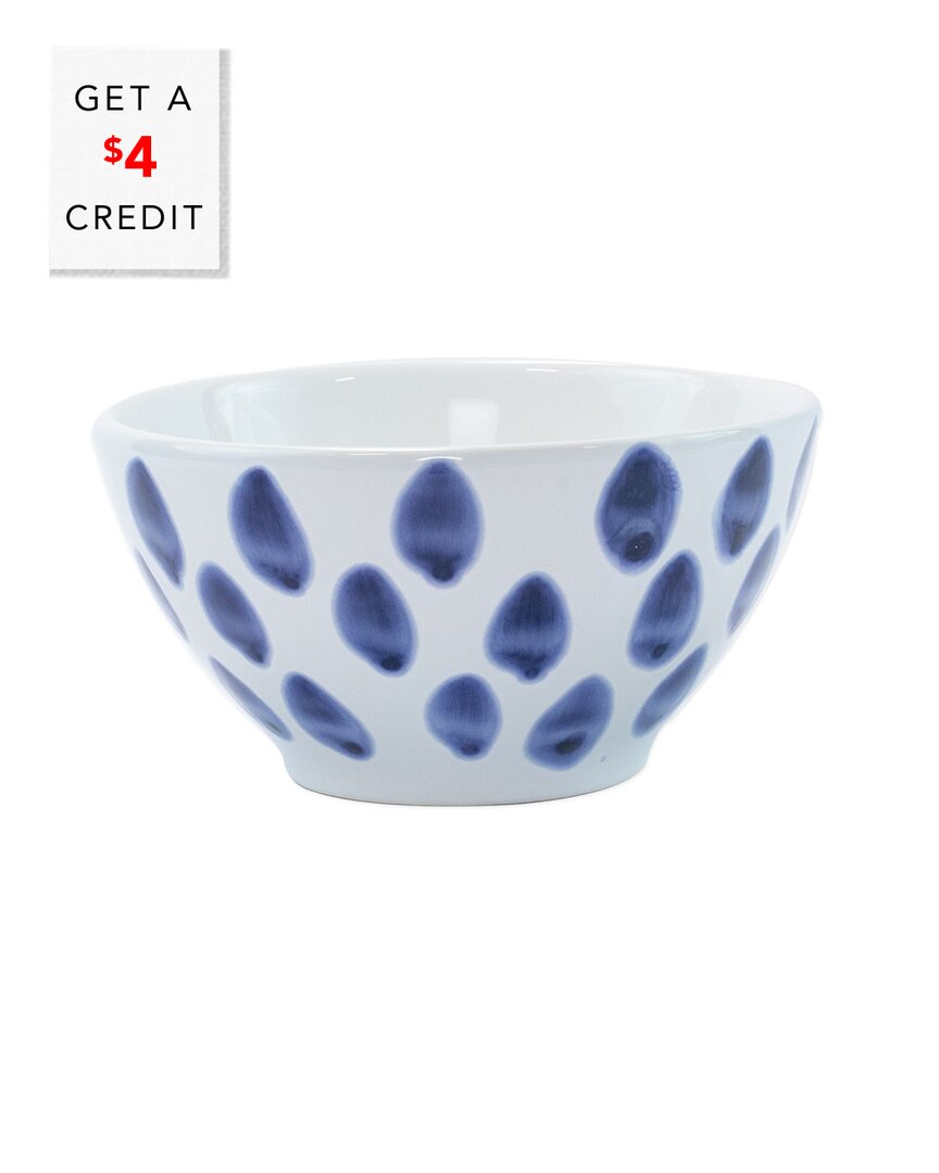 Vietri Santorini Dot Cereal Bowl