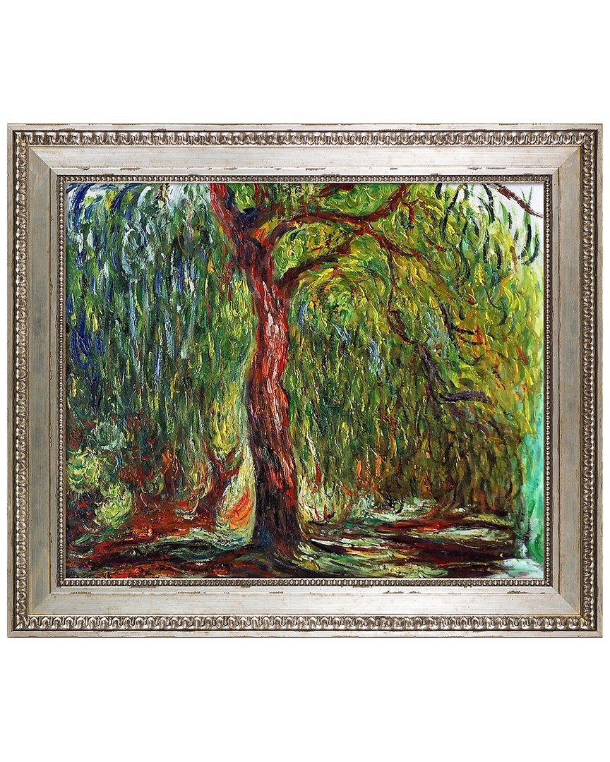 La Pastiche Weeping Willow Framed Art Print In Multicolor
