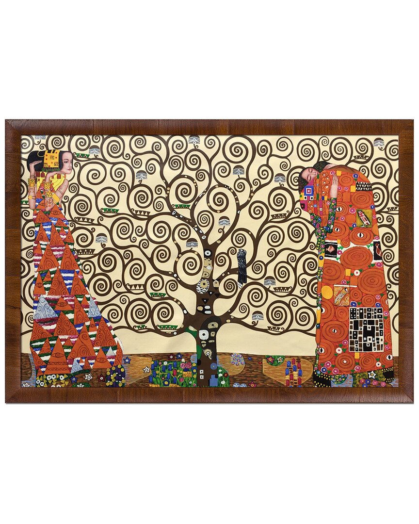 La Pastiche The Tree Of Life, Stoclet Frieze, 1909 Framed Art Print In Multicolor