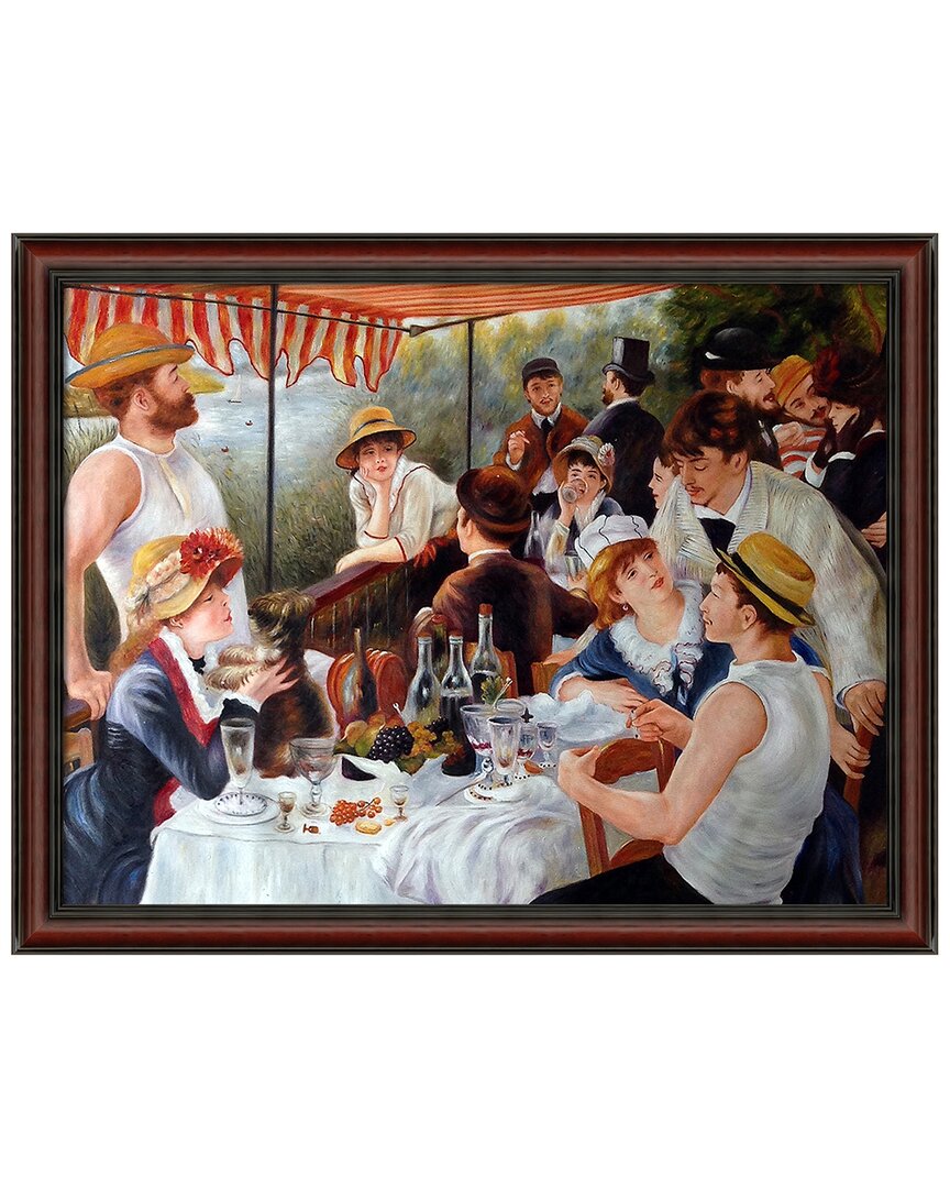 La Pastiche Luncheon Of The Boating Party Framed Art Print In Multicolor