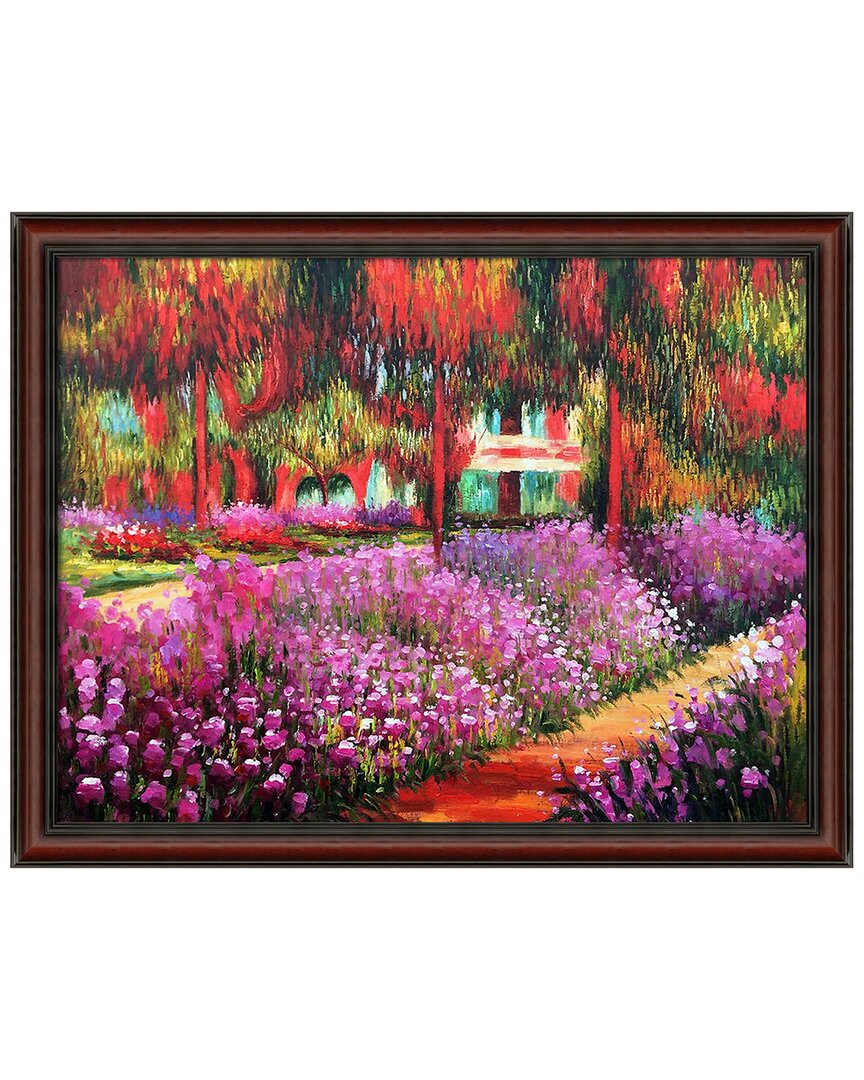 La Pastiche Artist's Garden At Giverny Framed Art Print In Multicolor