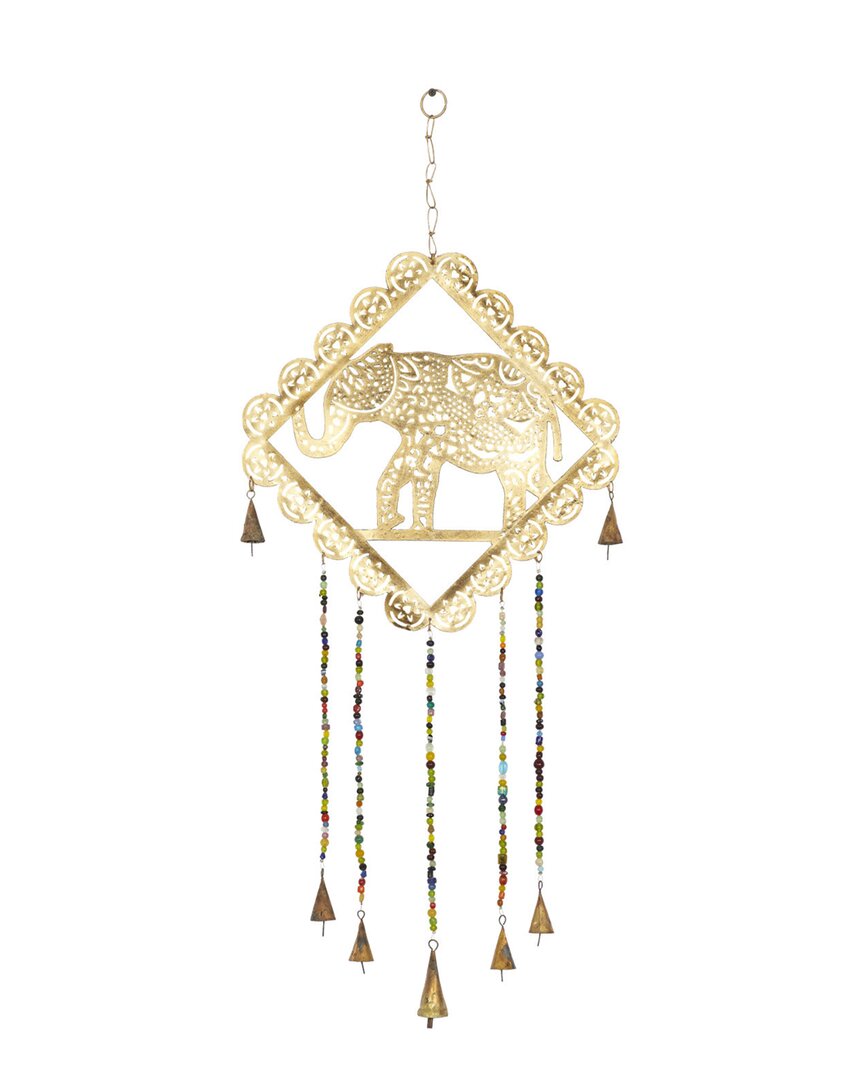 Peyton Lane Gold Metal Eclectic Windchime