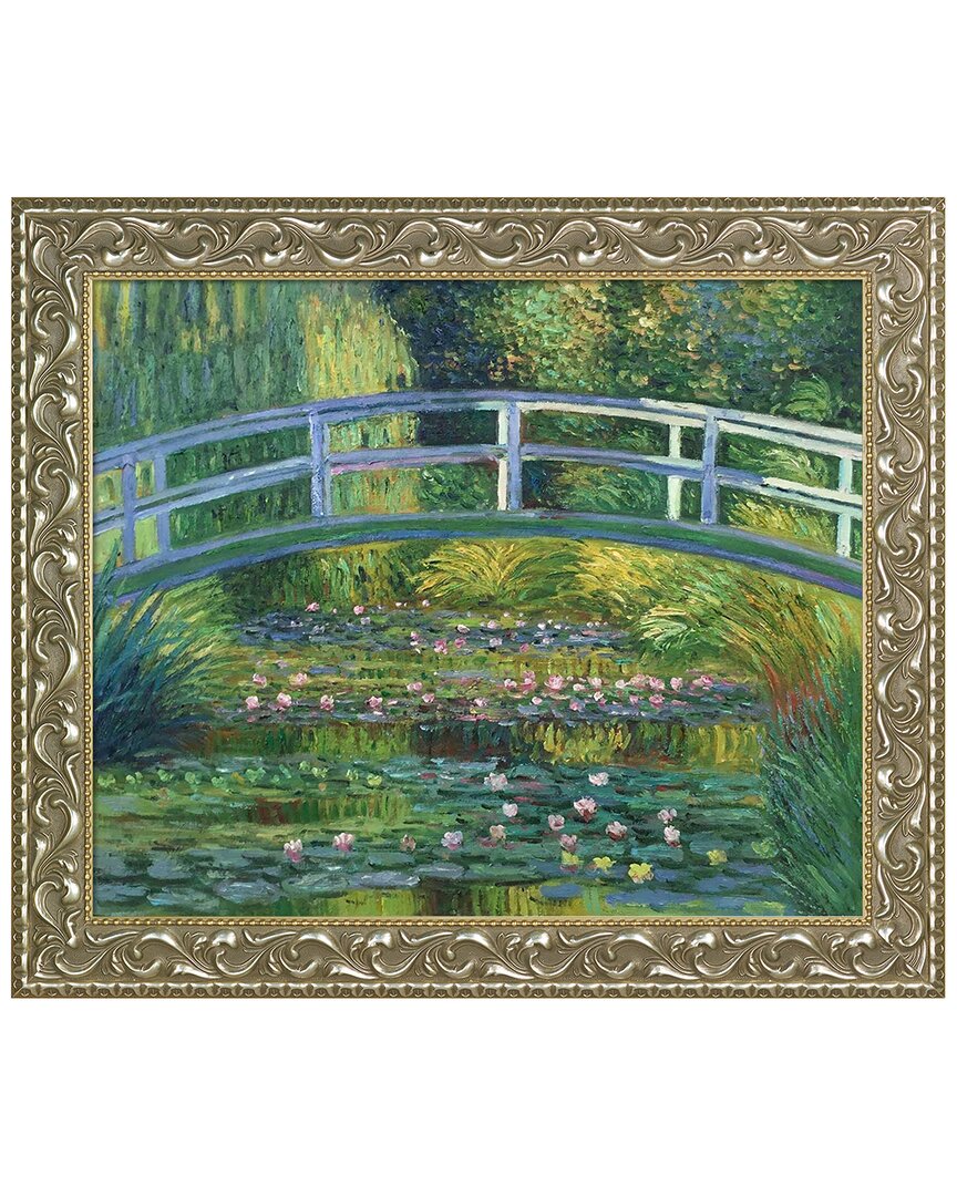 La Pastiche White Water Lilies & The Japanese Bridge In Multicolor