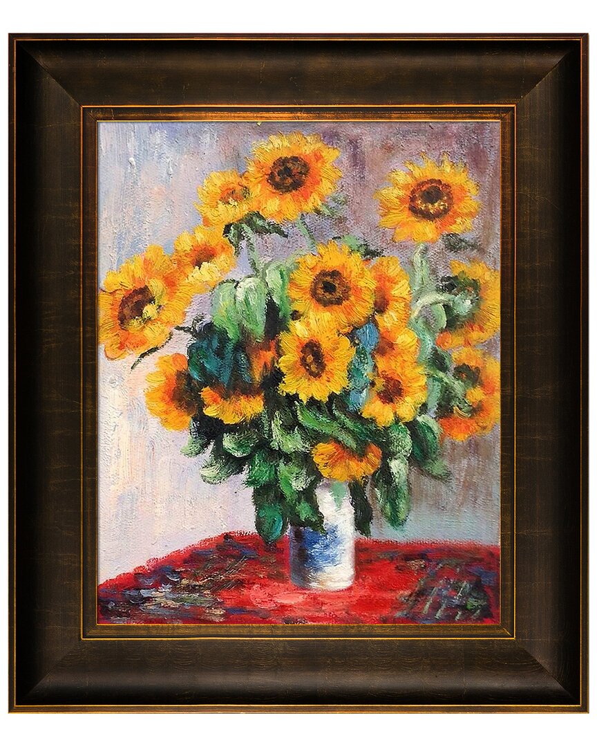 La Pastiche Sunflowers Framed Art Print In Multicolor