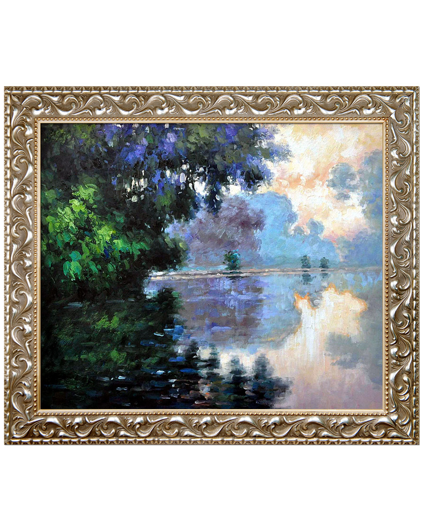Overstock Art Morning On The Seine Near Giverny By Claude Monet Oil Reproduction
