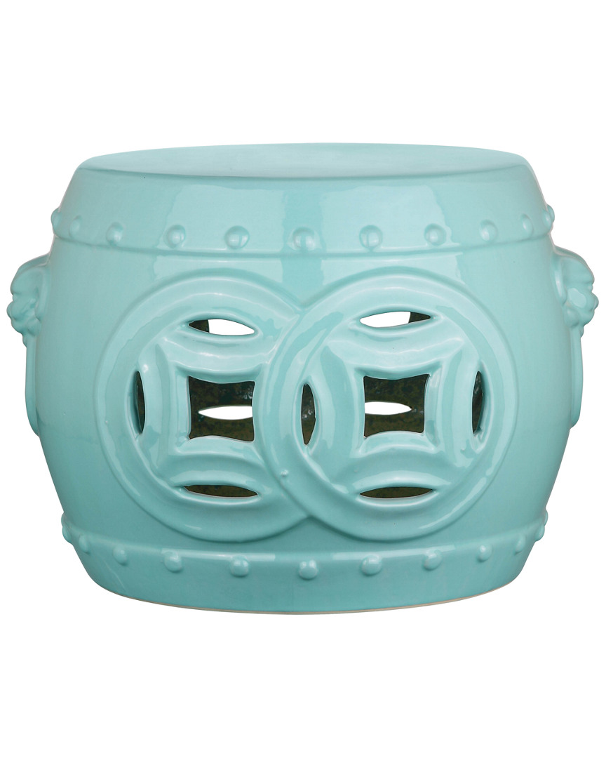 Safavieh Mei Double Coin Garden Stool