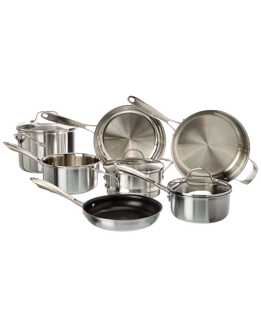 Cuisinart Classic Multiclad Stainless™ Cookware 11-pc Set In Silver
