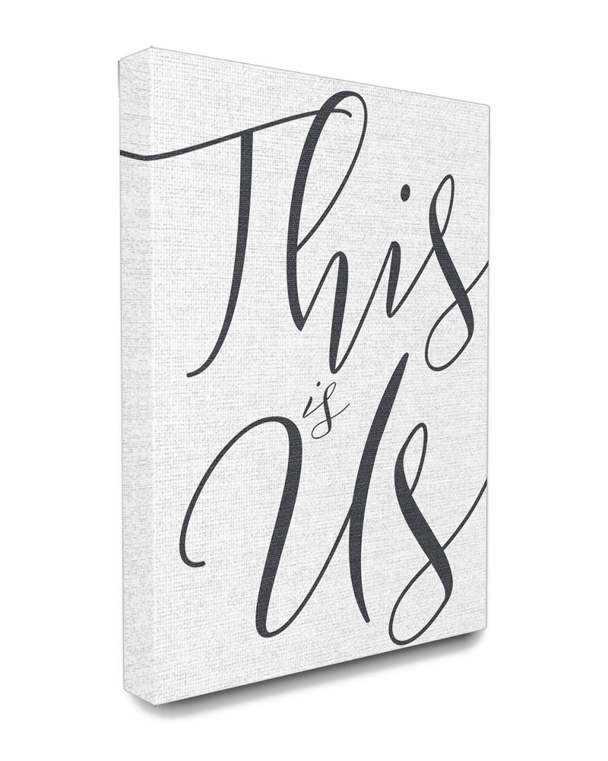 Stupell This Is Us Typography Canvas Art